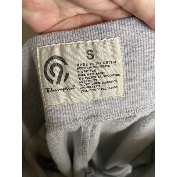 Champion C9 Mens Sweatpants Sz S Gray Cuffed Elastic Drawstring Waist - Picture 6 of 8